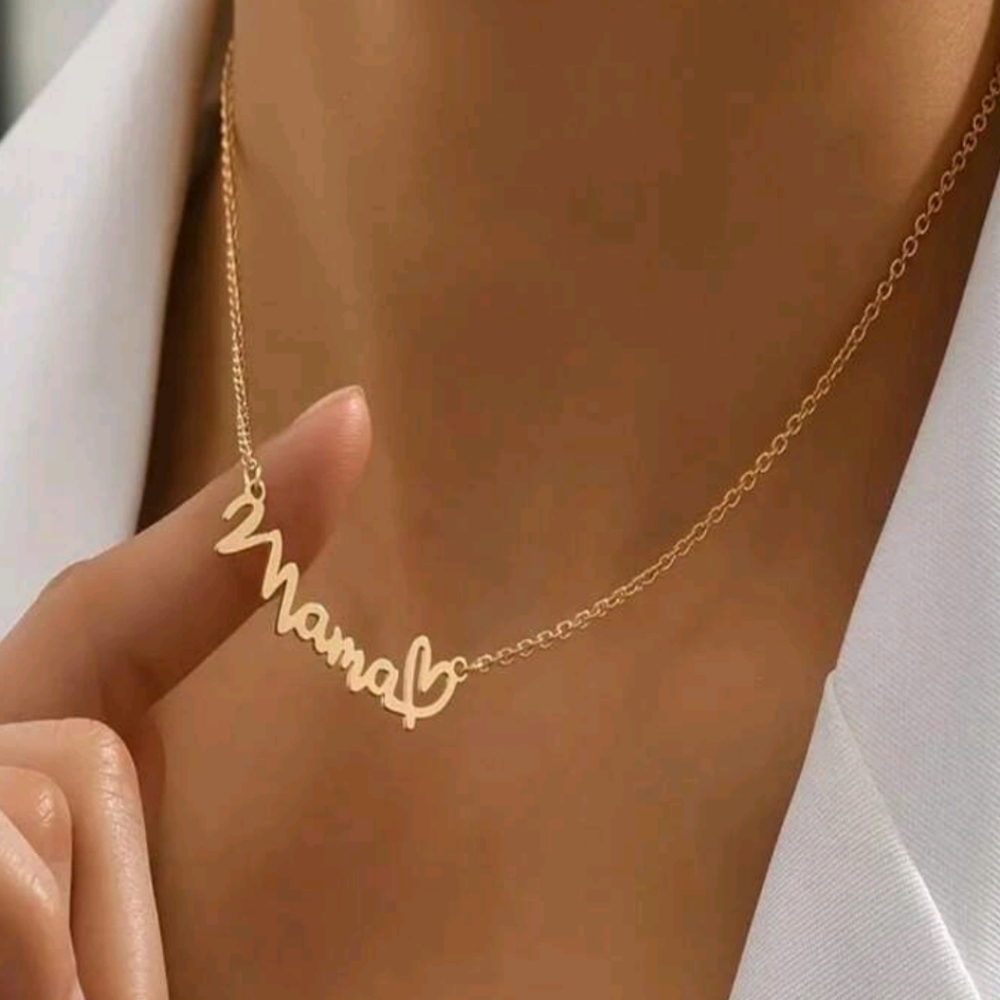 Mama Charm Gold Necklace - Picture 2 of 4